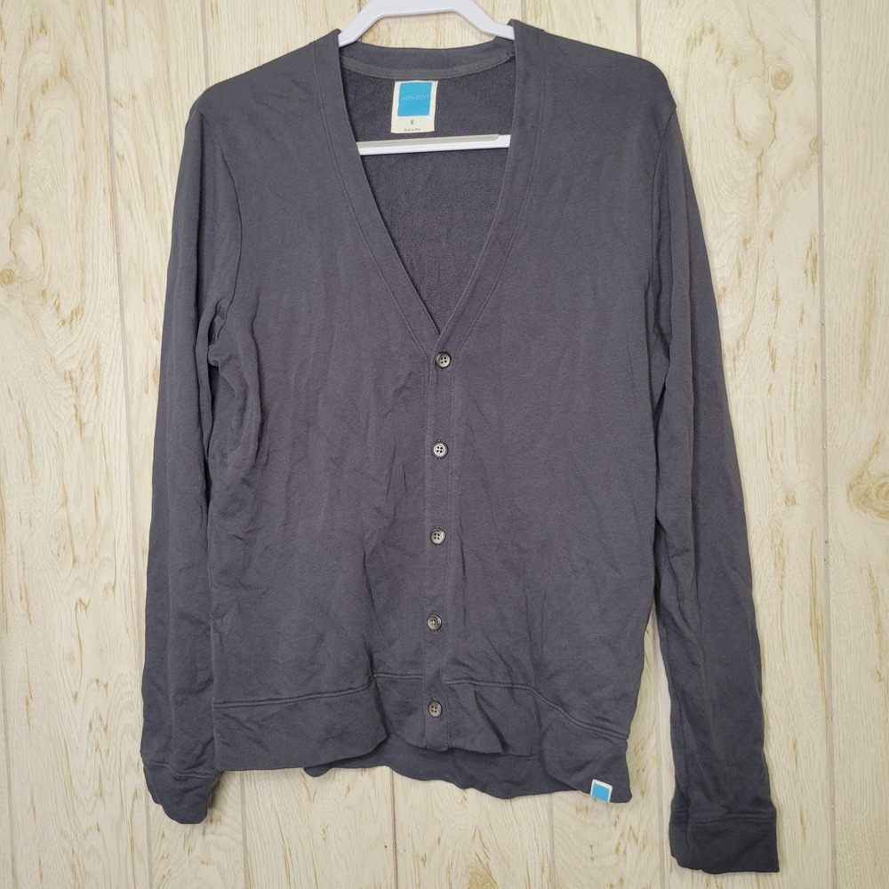 Jason Scott Button Down V-neck Cardigan Sweater M